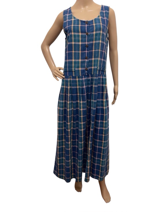 Carrol Reed Dresses & Skirts - Carrol Reed Plaid Sleeveless Cotton Summer Dress, 10